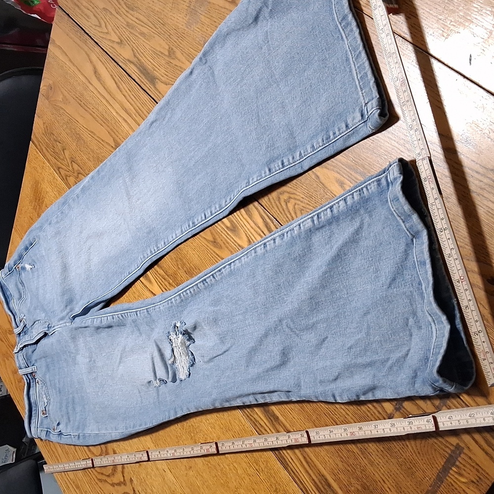 GAP JEANS Womens 27 / 4 BLUE '70s FLARE FLARED Preowned Denim Used HIGH RISE